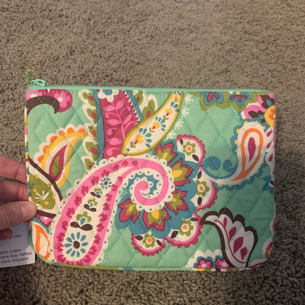 Vera Bradley 9”Slim Cosmetic Case- Tutti Frutti